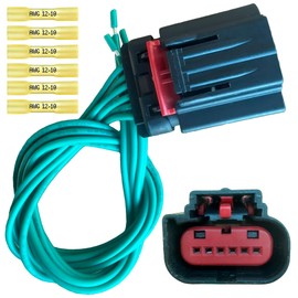 Automotive Wiring Harness 3U2Z14S411FJAA/WPT1241 Connector for Throttle Position Sensor/MAF and More,Compatible with Ford C-Max(18-13)/F-150(20-18,16-04)/Lincoln MKS(16-09)