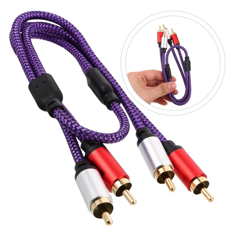 Levemolo Rca Cables for Car Audio Home Theater Amplifier Speaker
