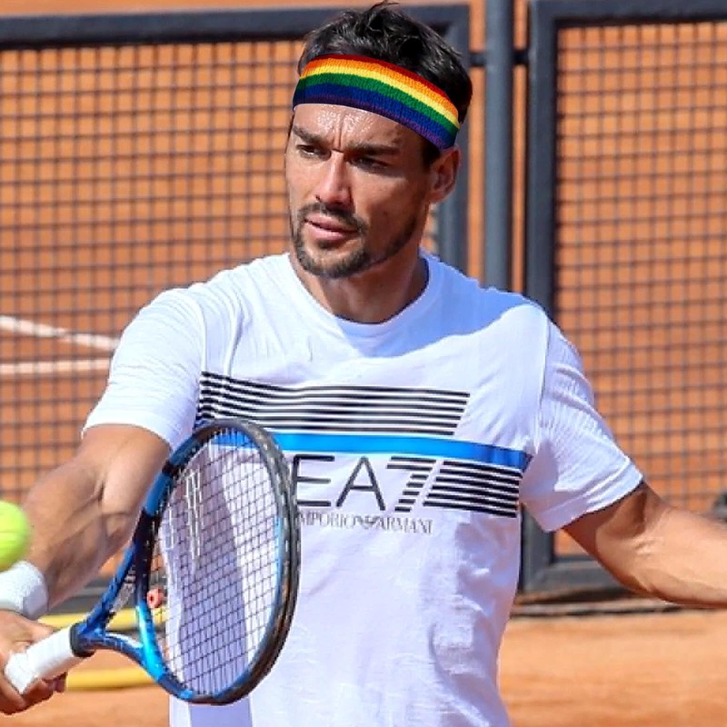 AYNKH 3PCS Rainbow Striped Sweatbands, Cotton Moisture Wicking Sports Headband