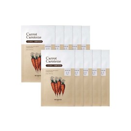 Meoncell SKINFOOD Carrot Carotene Mask 10 Sheets NONE / 메온셀 SKINFOOD 캐롯 카로틴 마스크 10매 NONE