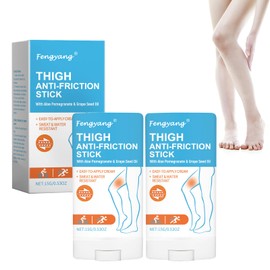 Fengyang® 2Pcs Anti Reibungs Creme, Anti Wundreib Stick, Anti Reibungs Oberschenkel Stick, Verhindert Die Reibung Der Haut, Anti Scheuer Balsam für Ferse
