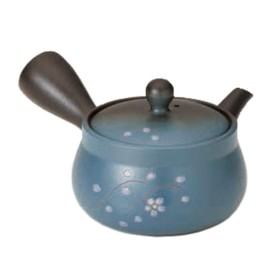 Yamakiikai Y737 Yamakiikai Shallow Bag Navy Blue Pink Cherry Blossom Teapot