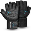 ihuan (X-Small) Ventilated Weight Lifting Gym Workout Gloves with Wrist