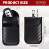 Pack of 2 protective car keys, car key safe, car