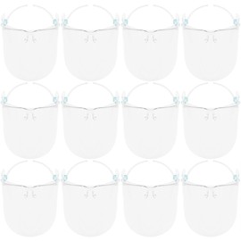 Zac's Alter Ego Pack of 12 Full Face Non Medical Shields on Visor Glasses