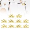 100pcs Shaped Paper Clips Flower Shape Metal Portable Office Clips