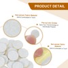 uxcell 120Pcs Round White Non-Woven Felt Circles, 13mm (1/2") Self-Adhesive