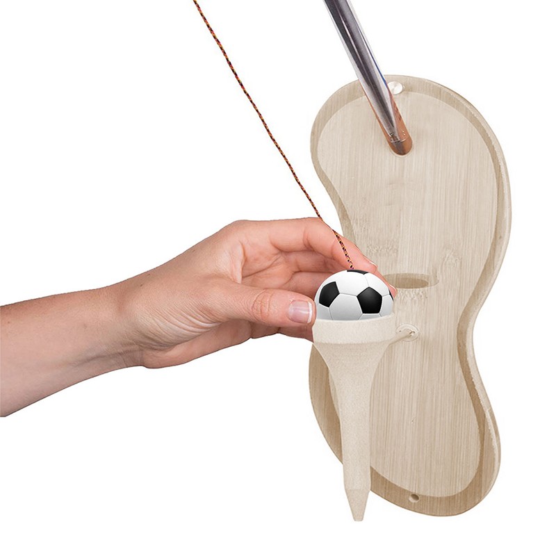 Ball Throwing Toy Wooden Ring Toss Game Fun Interactive Throwing