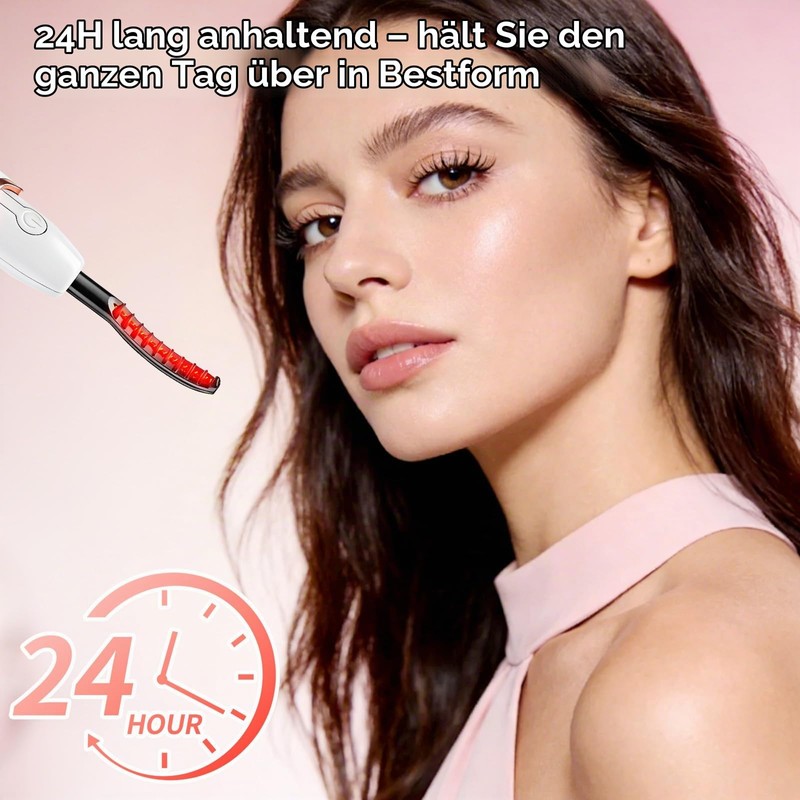 Eyelash Curler Heated with LCD, Accurate Temperature Control, Auto-Off