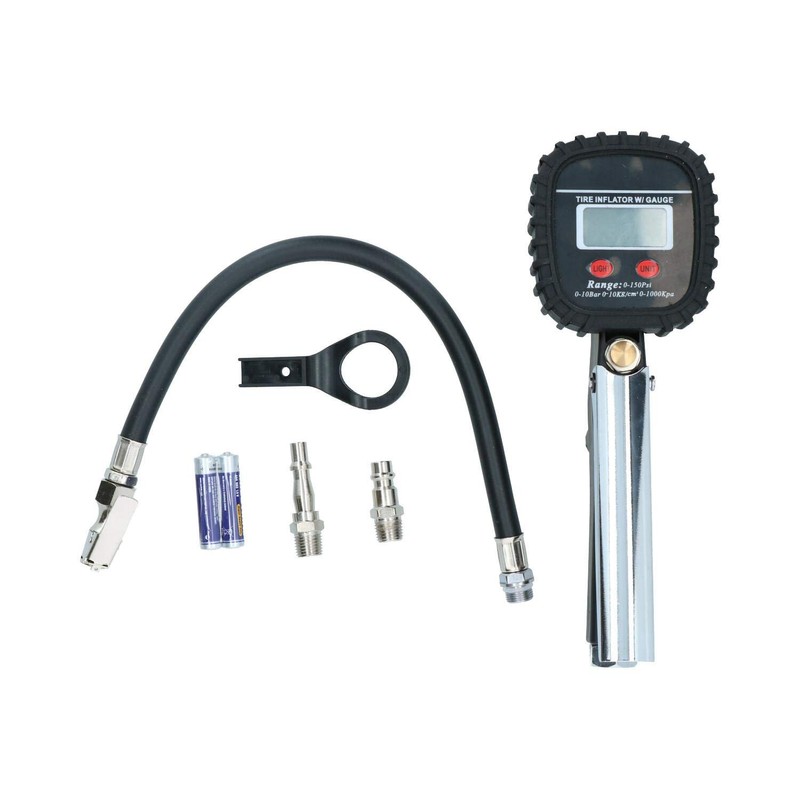 Digital Tyre Inflator Regulator with Accurate Gauge Cars/Vans/Bikes AT530