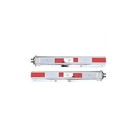 OEM MF03 30 Inch Chromed Iron Straight Mud Flap Hanger Semi Truck Trailer Accessories 2PCS 1SET Bolt Space 2-1/2"Specification: bolt spacing:11/8"