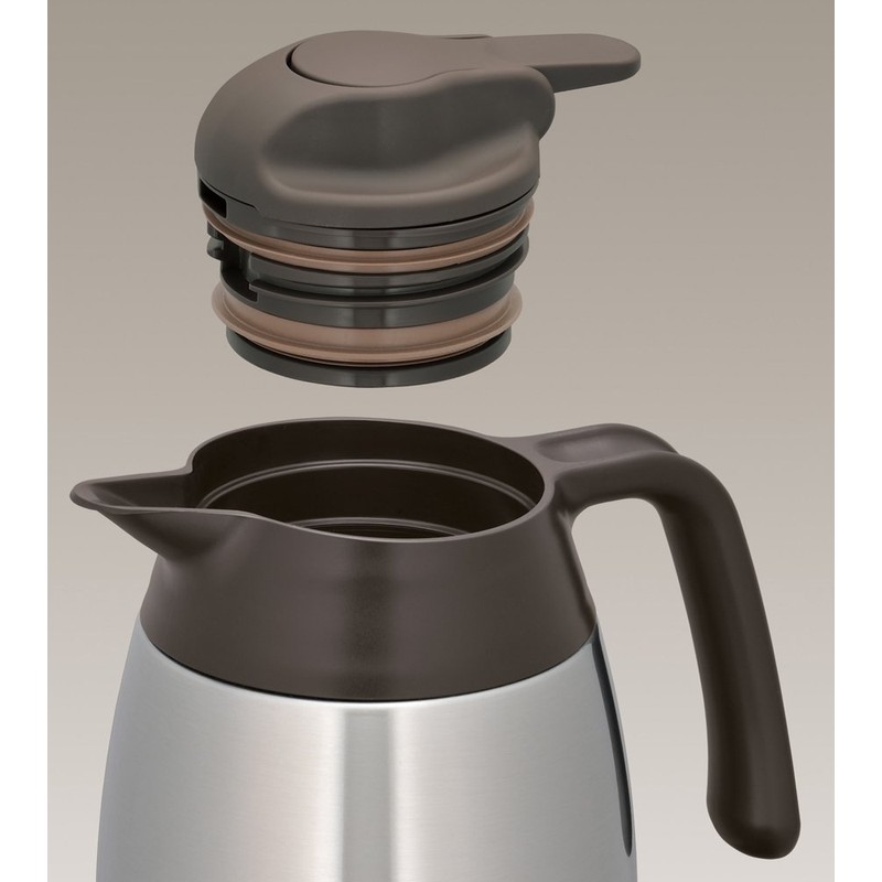 Thermos Stainless Pot 1.5 L Stainless Brown THV-1501 SBW