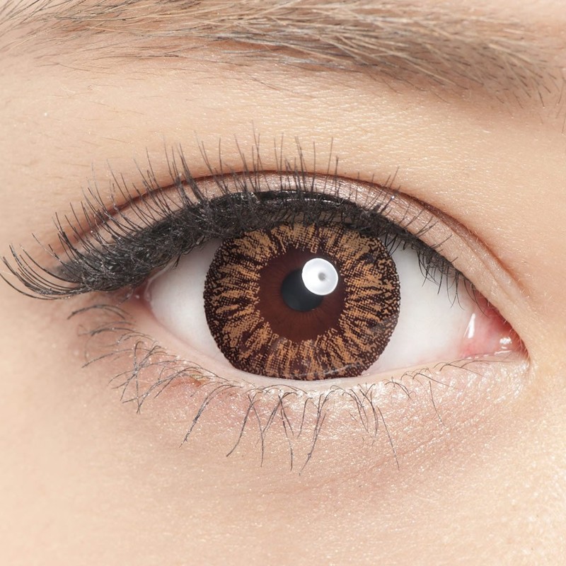 ドープウィンク(Dope Wink) マンスリー グロッシーシリーズ 度なし ±0.00 【カラー】チャームブラウンチャームブラウン 2枚入り DG00M000000000IU