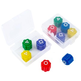 GWAWG Gonggi Stones Korean Games, Weighted Korean Traditional Stone Throwing Games with Many Small Gong-Gi Stones, Mini Game Grasping Stones Gong Gi Set for Family Travel Party Pack of 10