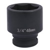 YTKavq 3/4" Drive 48mm Impact Socket，6-Point Standard Impact Sockets Made
