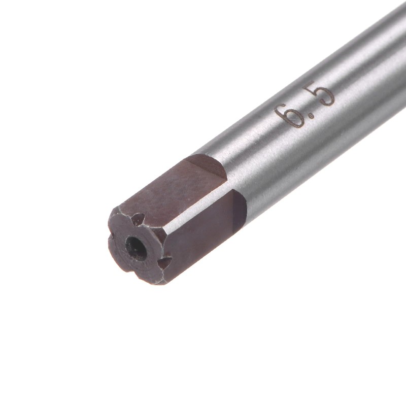 QUARKZMAN Hand Reamer 6.5mm Alloy Tool Steel H8 6 Straight