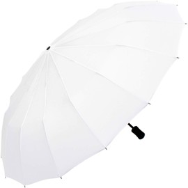 iX-brella Pocket Umbrella 16 Pieces with Hand Opener, White, Pocket umbrella hand opener