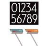 modbox USA Modern Mailbox Numbers, Custom Cut to Order, Set