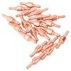 Plasma Electrodes Nozzles, 40pcs Red Copper Plasma Cutter Consumables Electrode