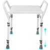Shower Chair Seat with Arm for Inside Shower - Adjustable
