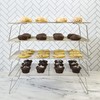 KITCHENATICS 4-Tier Stackable Cooling Racks for Baking, 100% Stainless Steel