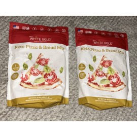 Extra White Gold { 2 } Extra White Gold ~ Keto Pizza & Bread Mix ~ 8.26oz ~ Sealed ~ 05/2025