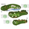 DICE NUTZ PRO GOLF Board Game w/ 3 Famous Courses
