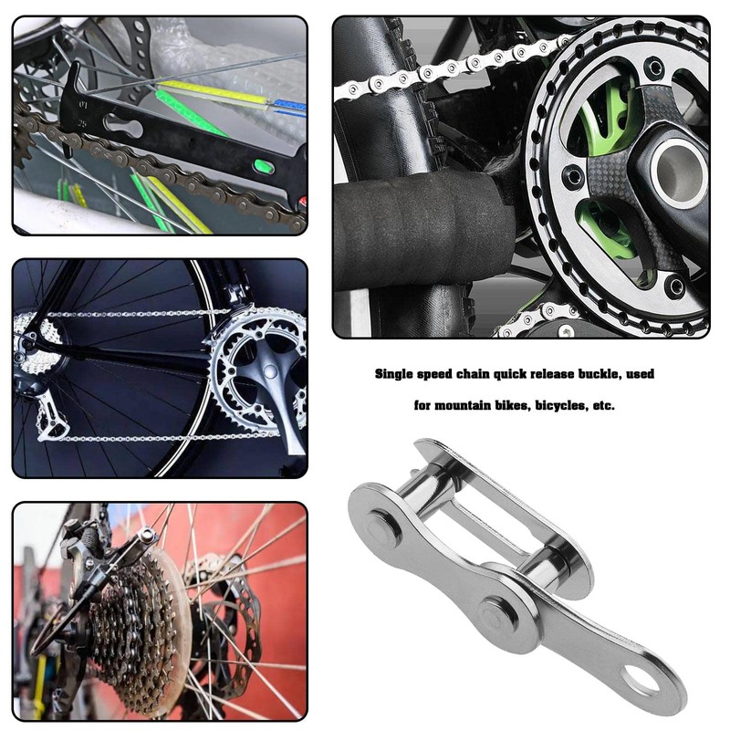 eMagTech 10 Pairs Single Speed Removable Quick Split Chain Link
