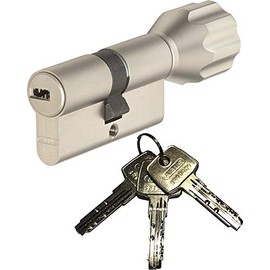 ABUS EC550 Profile Knob Cylinder Length 45 / 35 mm with 3 Keys