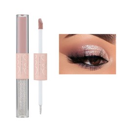 Double Ended Liquid Eyeshadow, 2-in-1, Brightening Eye Shadow Liquid Highlighter Glitter Eyeliner Korean Beauty, Liquid Glitter, Strong Adhesion, Korean Cosmetics, Glitter Eye Shadow, Glitter Eye