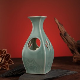 Sage & Sea Salt Candle-Vase 2in1,China for Home Decor,Candle Gifts for Women,Gifts for Birthday,Mother's Day,Thanksgiving,Christmas,Hostess Gifts, New Home Gift, Thank You Gift,45h Burning Time