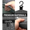 Fosmon Hanging Travel Toiletry Bag, Compact Toiletries Organizer, Cosmetic Makeup