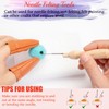 RETATON Needle Felting Tools,3 Sizes Needle Felting Kit with Wooden
