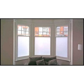 Privacy Glass Window Film decorative film for glass doors etched glass effect window film glass covering for windows 30CM x 120CM (Decorative Design Frosted)