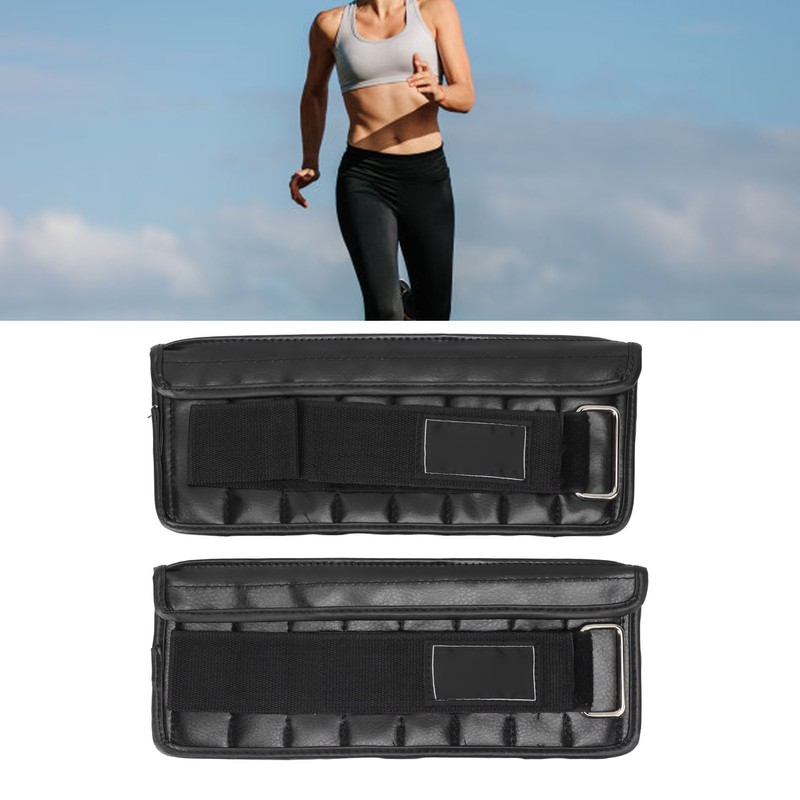1Pair Wrist Weights Sandbag 1‑3kg Adjustable Ankle Weights Wrist Straps
