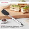 KitchenAid Premium Scraper Spatula with Hang Hook, 12-Inch, Black