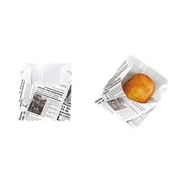 遠藤商事 Disposable Containers White Wide x/Tall (Tongue), Including X/Tall (Effective) x Depth (mm): 90 X 110 X 85 X 35 Industrial Oil Paper Bag yo-ropianha-humu-n wpv4401 Set of 100 