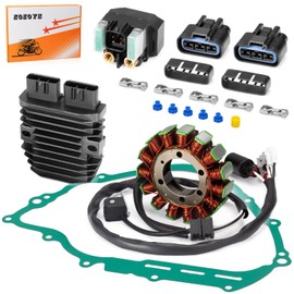 Stator & Starter Relay & Rectifier Gasket for Yamaha Rhino 700 YXR700F Viking 700 YXM700 YXC700 2014-2018