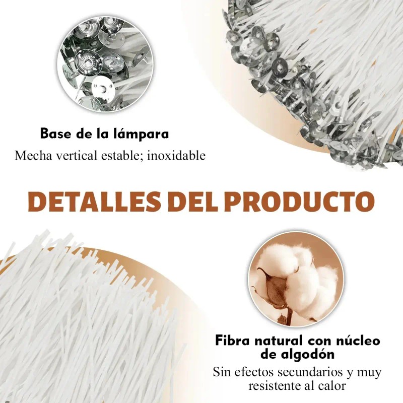 11/15/20 Cm Mechas Pre Encerado Pabilos Para Velas