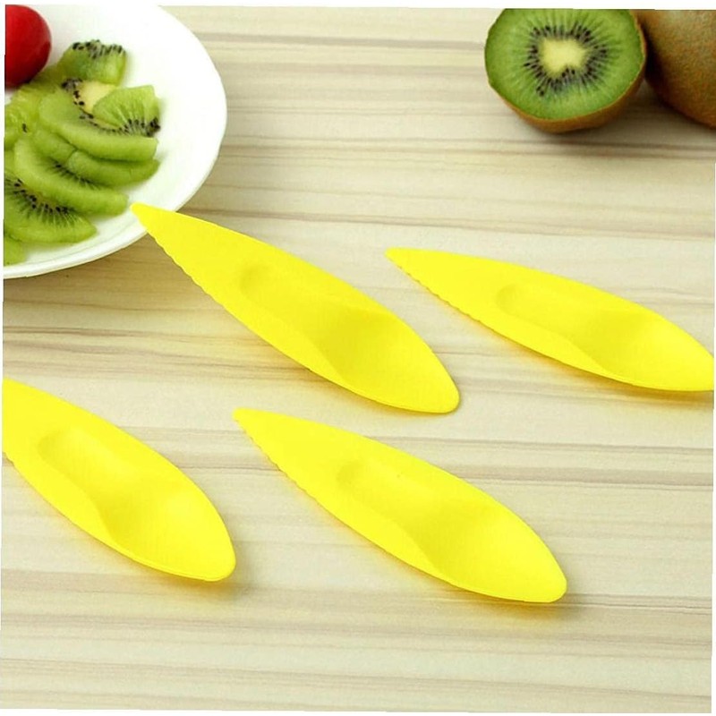 3 Pcs Slicer Kiwi Plastic Fruit Digging Spoon Divider Kitchen