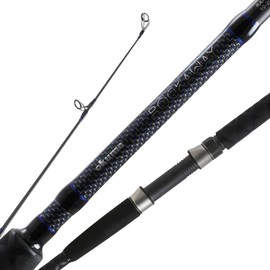 OKUMA , Rockaway Surf/Spinning 2 Piece Saltwater Rod, 8' Length, 10-17 lb Line Rate, 1/2-1 1/2 oz Lure Rate, Medium Power (RA-S-802M)