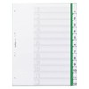 Durable 621005 1-12 Index File with Pre-Inserted Printed Inserts for