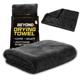 FASTAGEI 1 PC Car Drying Towel Detailing Streak/Spot/Scratch Free, 1300 GSM Premium Ultra Absorbent Microfiber, Twisted-Loop Microfiber Towels for Cars, Microfiber Cleaning Cloth Towel Kit 24" x 36"