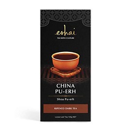 Eshai China Pu-erh Tea (Shou Pu-erh) - Ripened Dark Tea - 100g Box Loose Leaf Tea