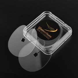 GlamorDove Hair Extension Heat Shield for Keratin Extensions I-Tip Extensions Clear Sectioning Guards 10 Pcs Keratin Bond Application Tool Hair Styling Insulation Sheets Pre-Bonded Extension Guard