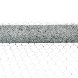 findmall Metal Mesh Pencing 48IN x 150FT 2IN Holes Garden Poultry Chicken Wire Netting