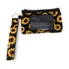 Daisy Lane Sunflower Credit Card Holder for Women, Zipper Wristlet