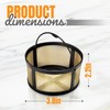 8-12 Cup Reusable Filter Basket With Mesh Bottom Fits Keurig
