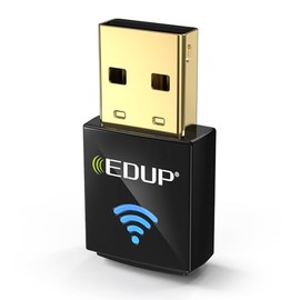 EDUP 2 en 1 Mini USB Bluetooth 5.4 WiFi 6 Adaptador AX600M para PC, Plug and Play, adaptadores de red USB inalámbricos 2.4G/5.8Ghz WiFi Dongle Antena para computadora portátil de computadora