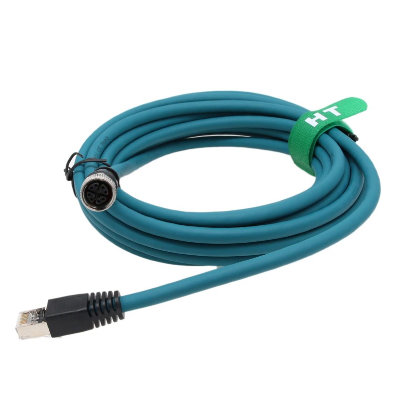 HangTon - Cable Ethernet M12 con código X de 8